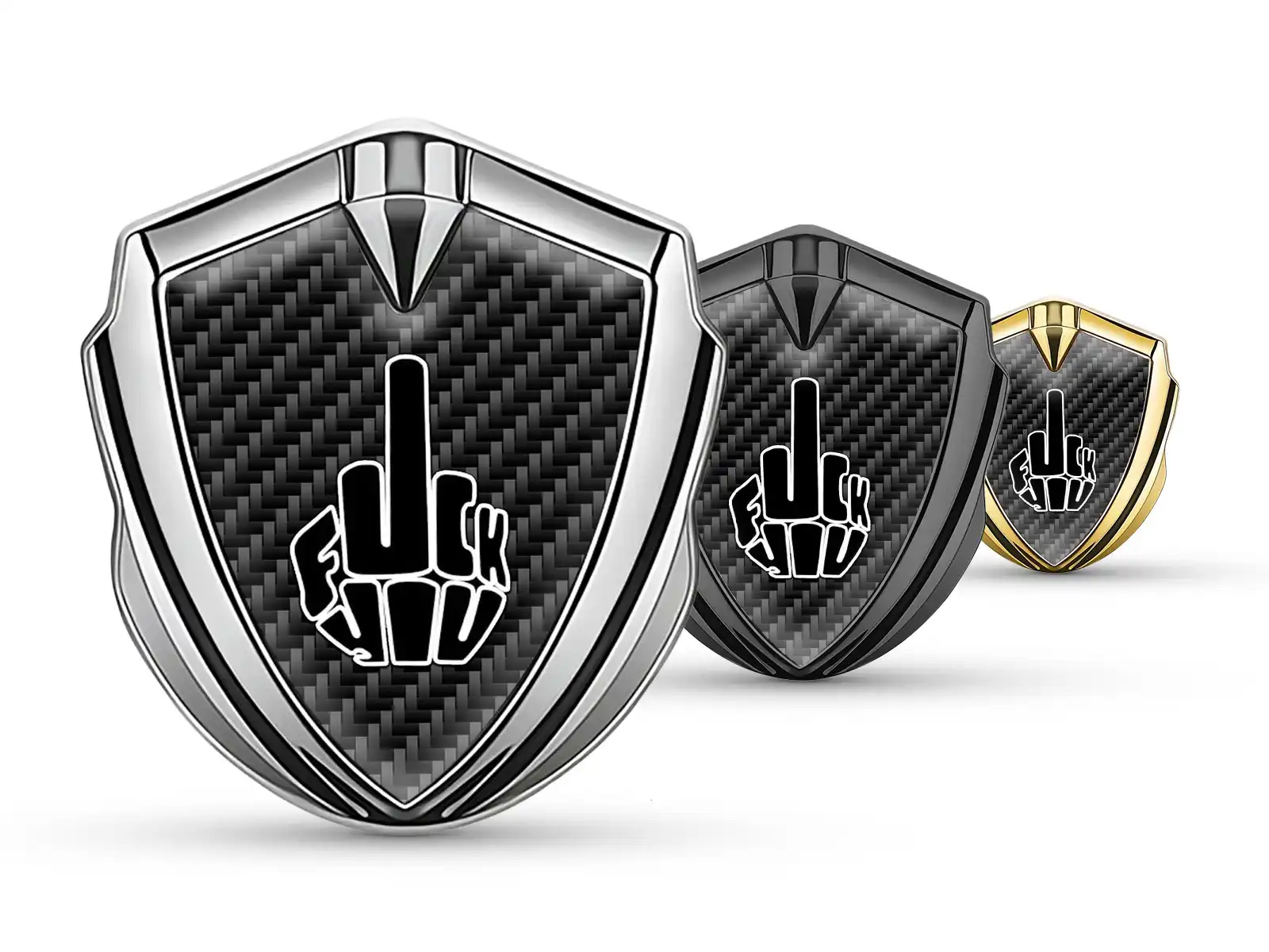 Emblem Silicon Badge Modern Look Tuning Style